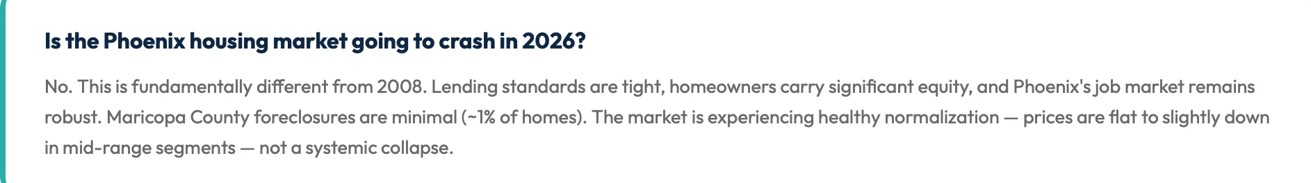 Is Phoenix Market going to crash in 2026
