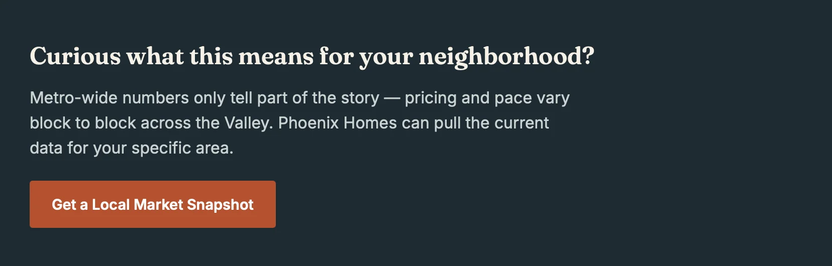 Phoenix Neighborhood Information