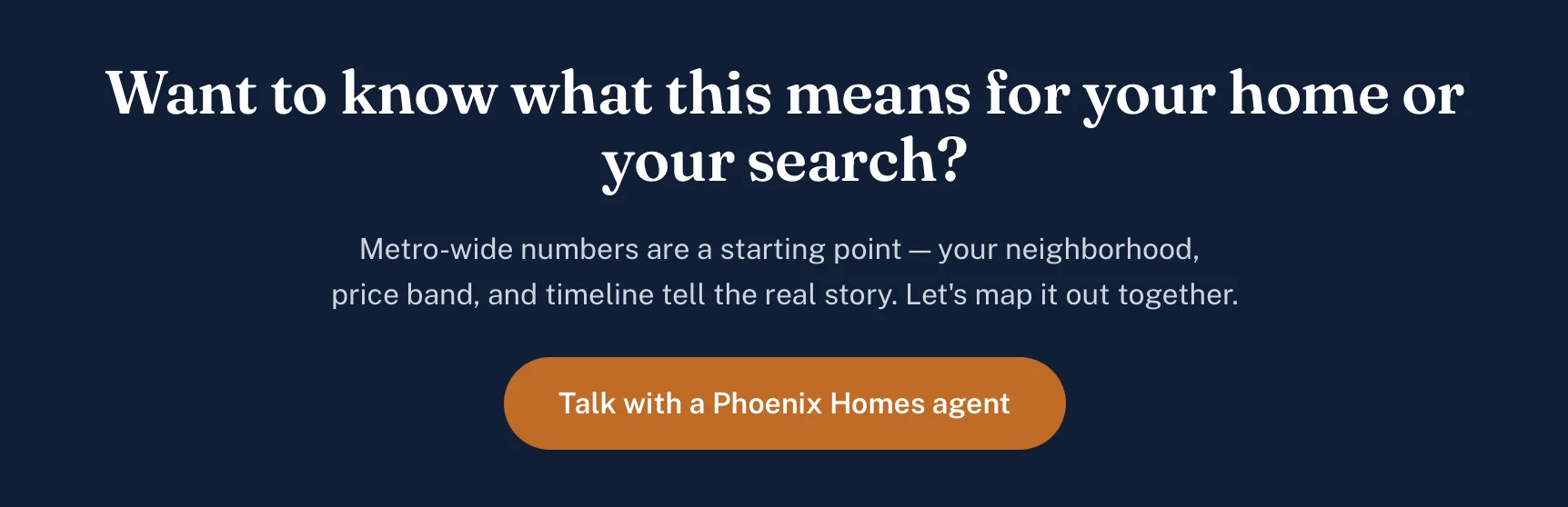 Talk with a Phoenix Homes Agent July 2026