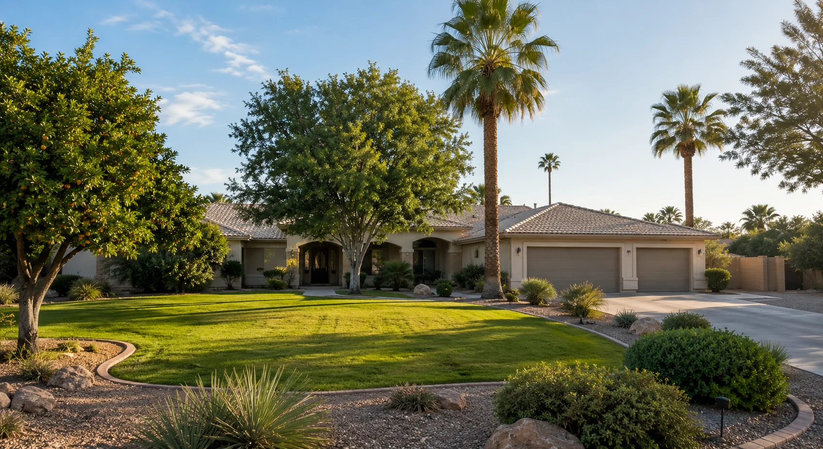Tally Ho Farms South Tempe homes on large landscaped lots