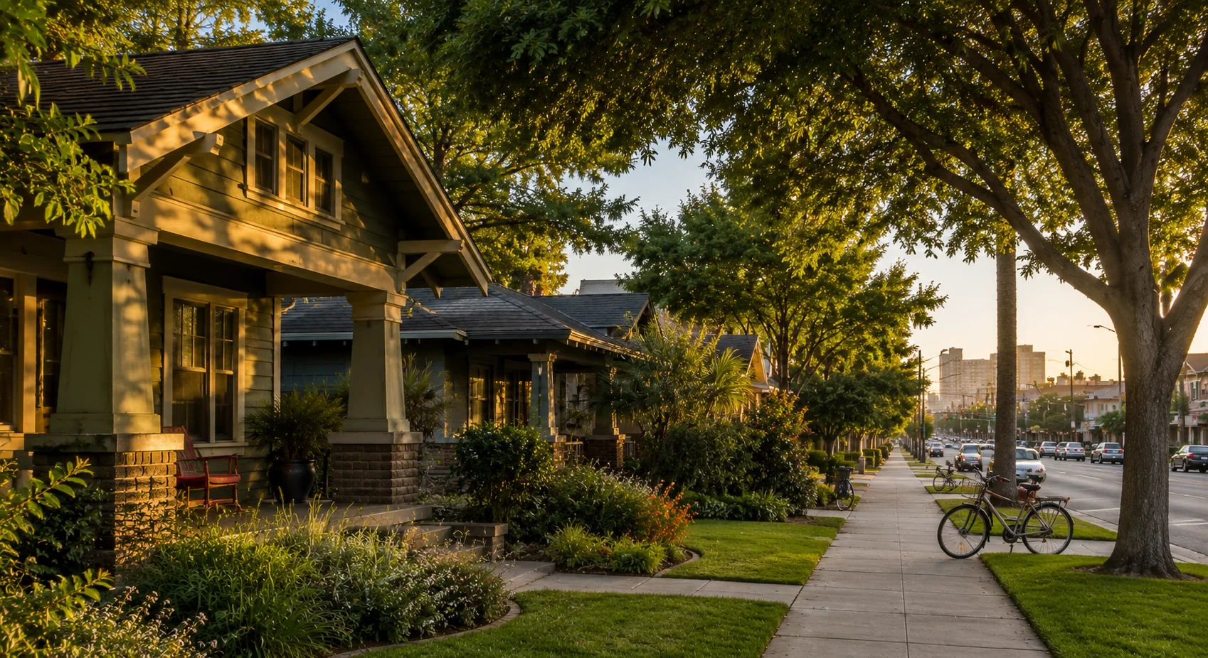 Maple-Ash Wilson historic district Tempe with Craftsman homes and tree-lined streets