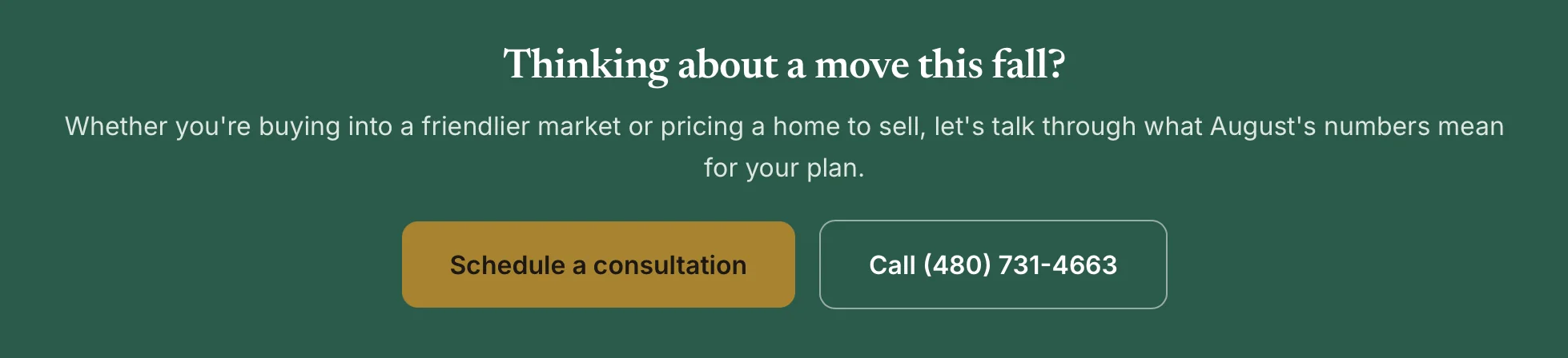 Phoenix Homes Thinking about Moving