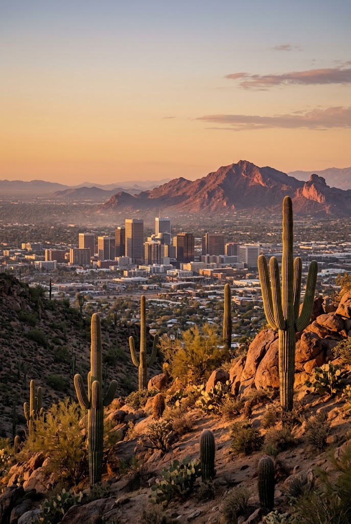 Phoenix Real Estate Downtown Skyline